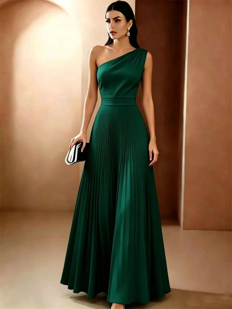 elegant-solid-one-shoulder-prom-dress-backless-pleated-high-waist-a-line-floor-length-party-gown-cocktail-wedding-evening-robe