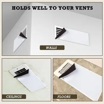 Silné magnetické kryty větracích otvorů pro domácí podlahové standardní vzduchové registry 5,5 × 12 palců 1 ks větrací kryt flexibilní magnetický list 6 nejlepší prodej magnetický kryt větracího otvoru - №5