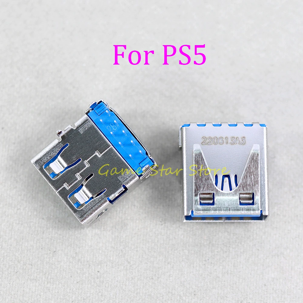 

50 шт. USB-разъем для видеоинтерфейса для PlayStation 5, PS5, консоли 3,2 USB, разъем для ТВ-разъема, запасные части