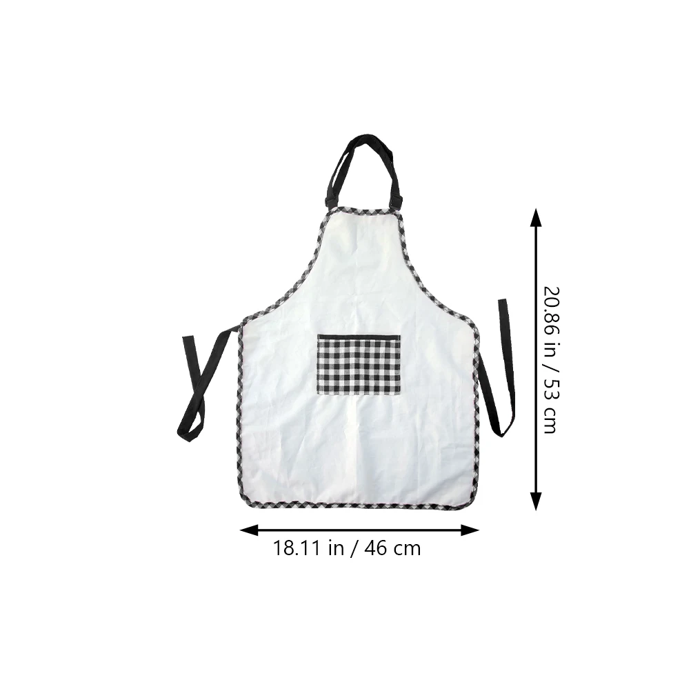 1 set 5-Piece Children's Baking Cooking Apron Set Black White Mini Kitchen Tools Pretend Chef Safe Food Grade Toddler