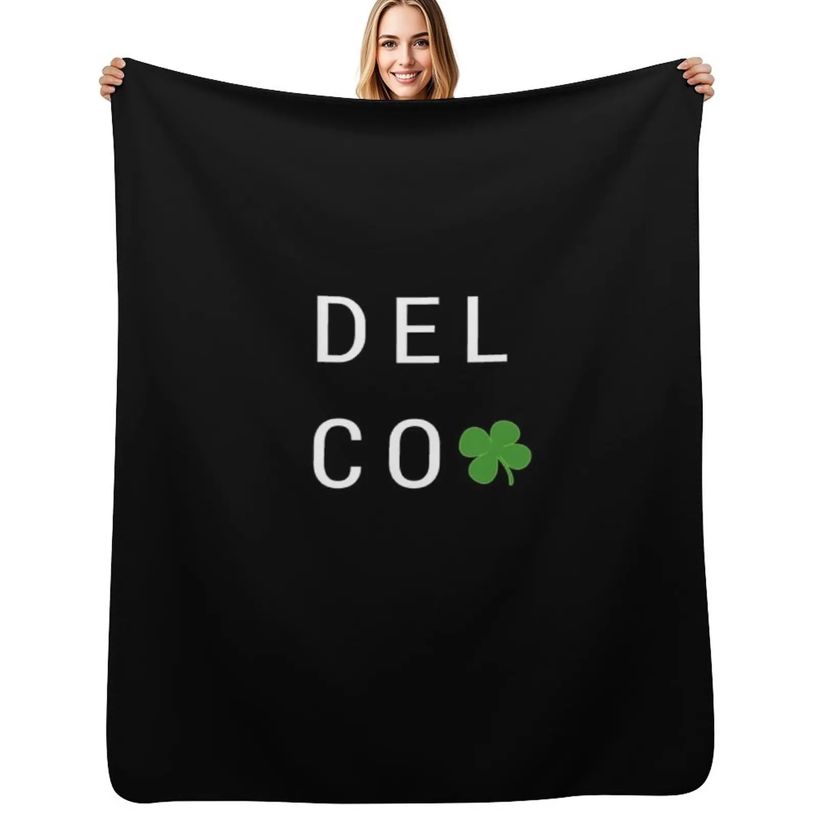 Delco Irish, représente Delco - Comté de Delaware, DELCO né et élevé dans le Delaware, couverture de fierté