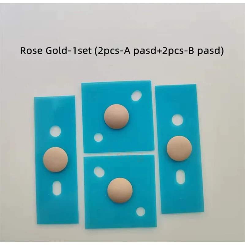 4 قطع جديدة أصلية من الذهب الوردي لأجهزة الكمبيوتر المحمول السطحية 3 4 أقدام مطاطية مع غراء