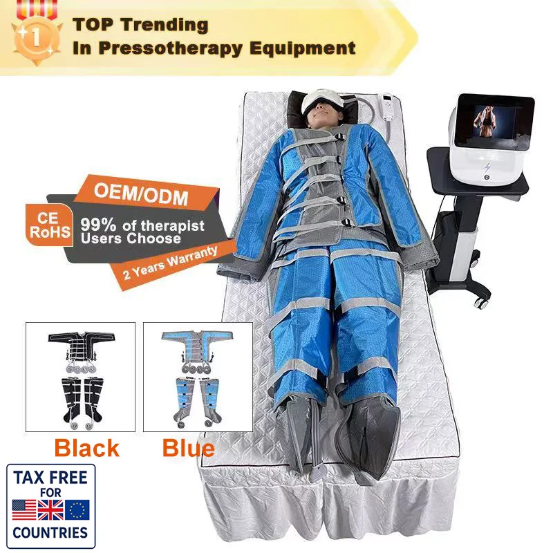 

24Airbags IR Heated air pressure Pressotherapy lymphatic drainage System for Weight Loss & Lymphatic Therapy Sports Recovery