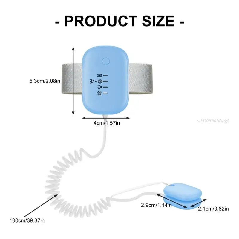 27RBチャイルドフレンドリーベッド湿潤アラーム磁気センサーベッドウェッターピーアラームモニター