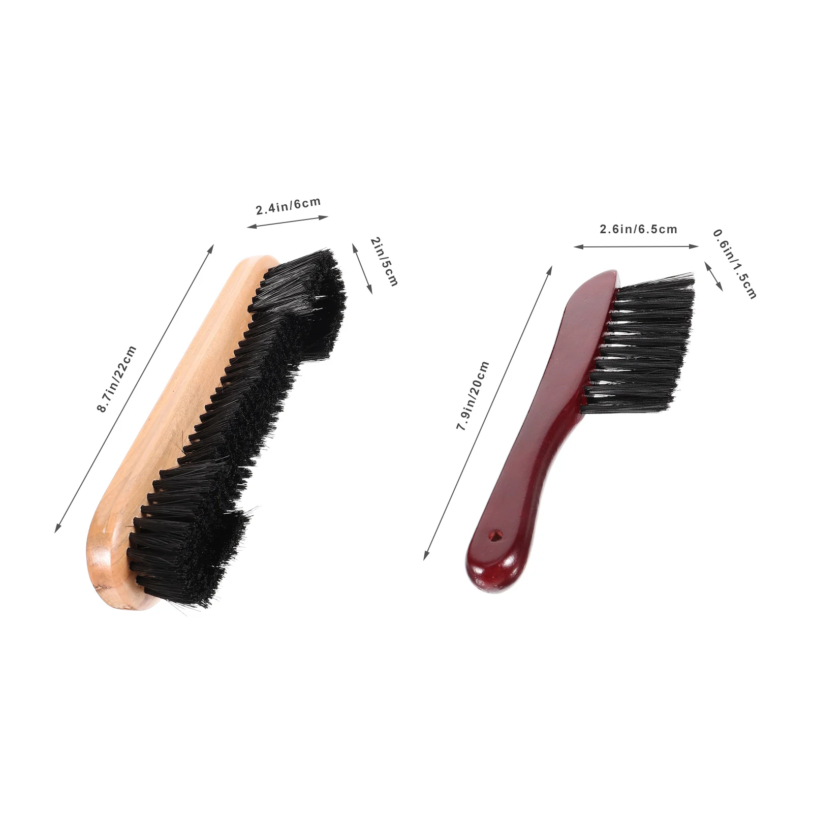 2 قطعة مجموعة فرشاة طاولة البلياردو الخشبية تنظيف فرشاة مزدوجة طول شعيرات الجدول السكك الحديدية مكنسة لوازم البلياردو