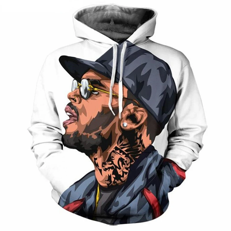 

Rapper Chris Brown 3D Print Hoodies Men Women Fashion Hip Hop Oversized Sweatshirts Hoodie Kids Pullovers Tracksuit Man Clothing