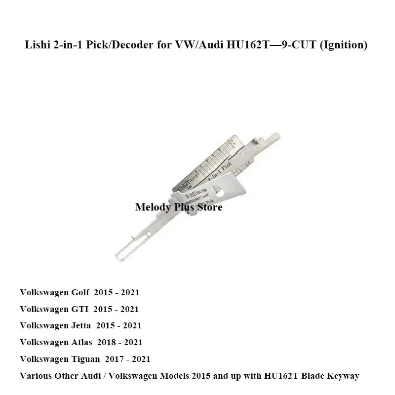 

HU66 HU162T Series Locksmith Tools for BMW FORD Peugeot LAND ROVER VOLVO BUICK CADILLAC VW Pick Tools Car Lockpick Tools Lishi