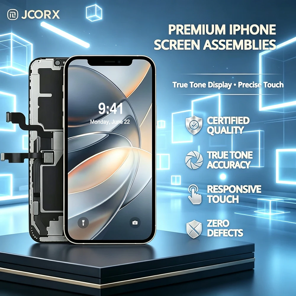 JCORX OLED FHD LCD Screen For iPhone 13 Pro MAX 14 Plus 12 Mini 11 HD Display For Apple iPhone XS MAX XR X Digitizer Replacement