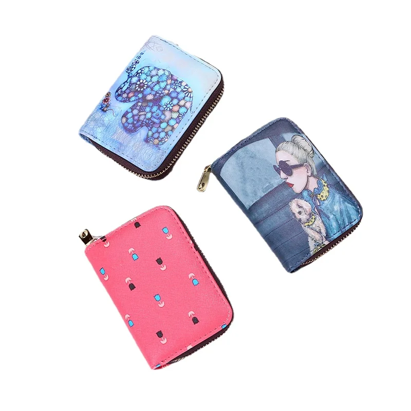 

2021 New Organ Card Bag Women's Fashion Multi-card Position Business Card Holder Zipper Coin Purse Bank Credit Card Holder