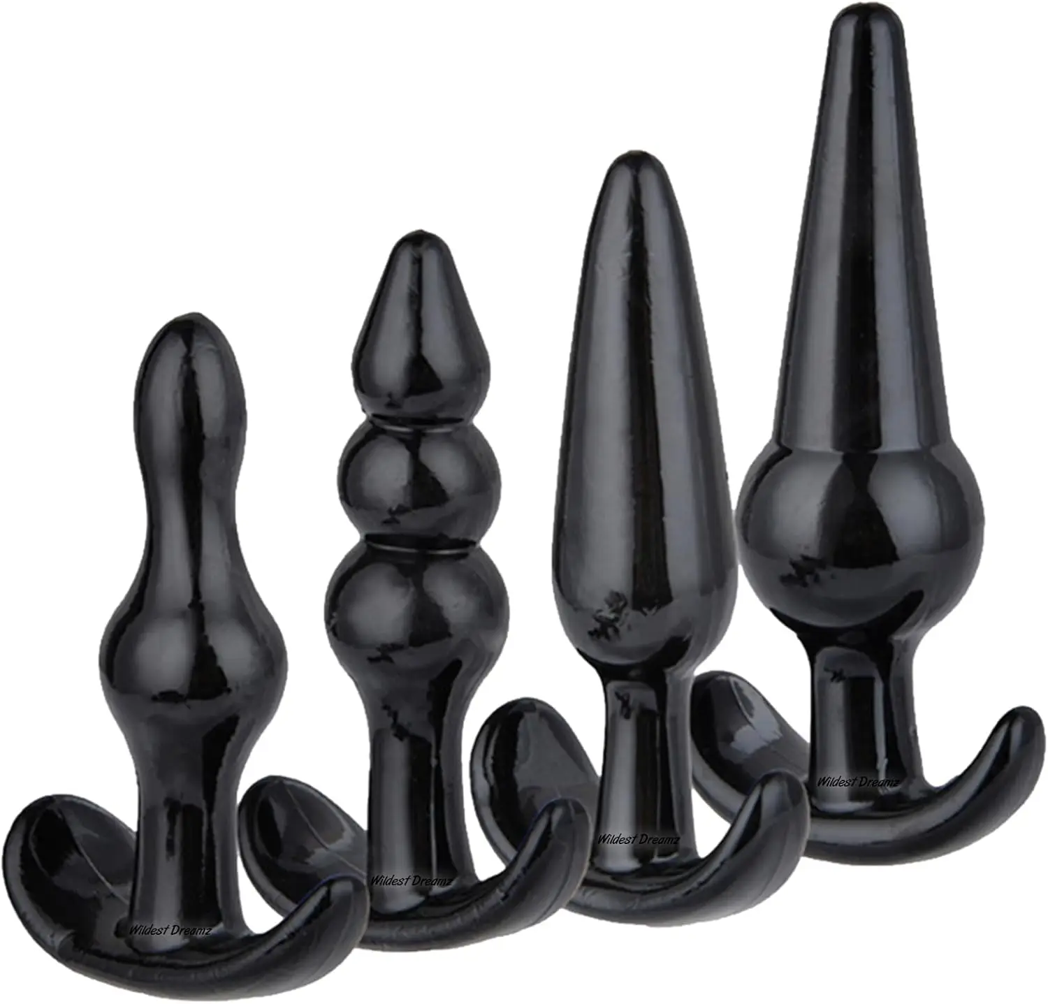 Anal Plug Trainer Anal Butt Plugs Beginners Starter Set For Women And Men Anal Dildo Beads Plugs Trainer 4 Piece TPE Flexible Je