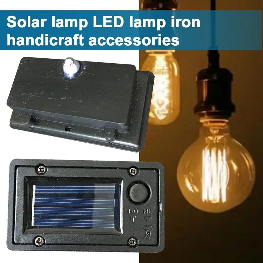 Container Home Solar Lamp Hanging Lantern Led Accessories Battery Box Black Plastic Outdoor Use Practical Replacement