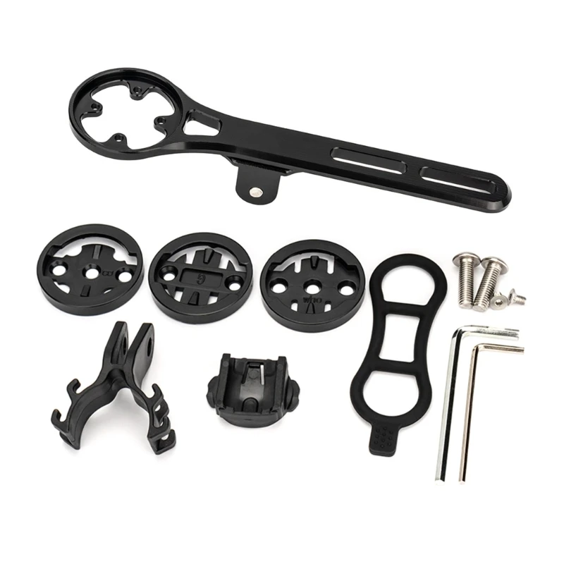 Bicycles Phone Flashlight Stem Brackets Extension Mount Handlebars Adjustable Holder for Cycling Bicycles Computer Mount image 4