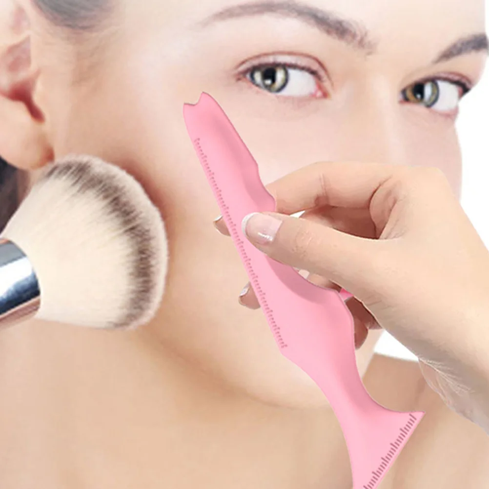 2 stücke Silikon Eyeliner Schablonen Wiederverwendbare Make-Up-Tools Für Lidschatten Lippenstift Mascara Anwendung Multifunktions Schönheit Aids