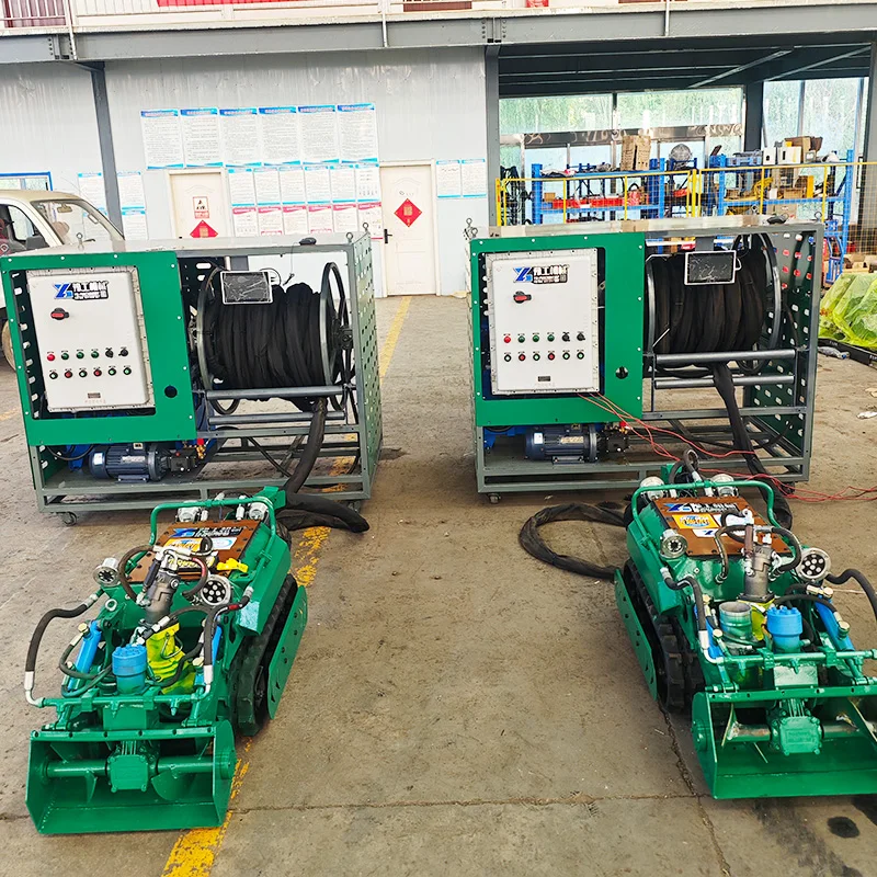 Silt Removal Robot Underwater Dredging Machine Tracked Chassis HD Camera For River Canal Pond Sediment Suction Customized