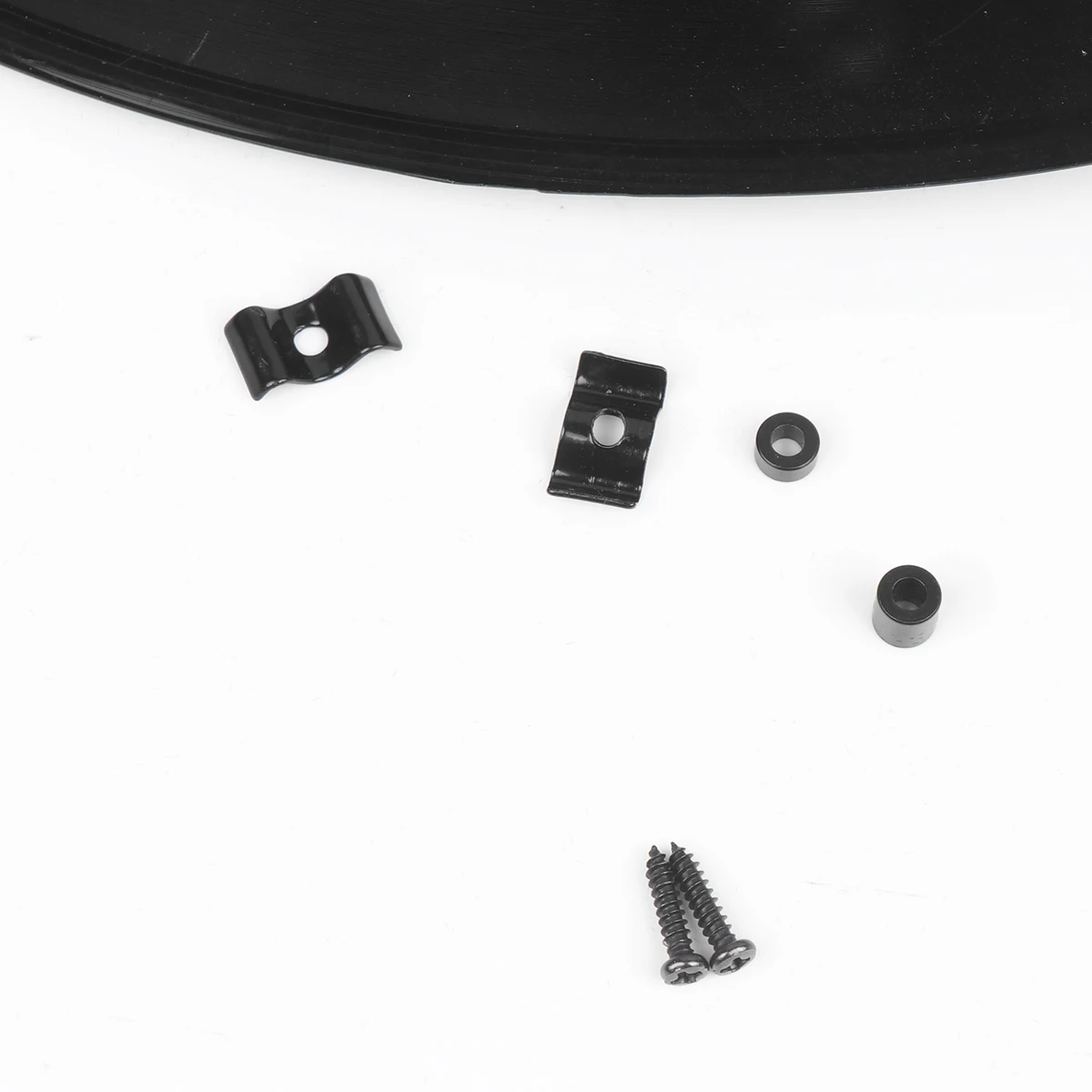 

4 Sets of Electric Guitar Head Press Button Stable String Buckle Lock String Buckle Lead String Device (Black)