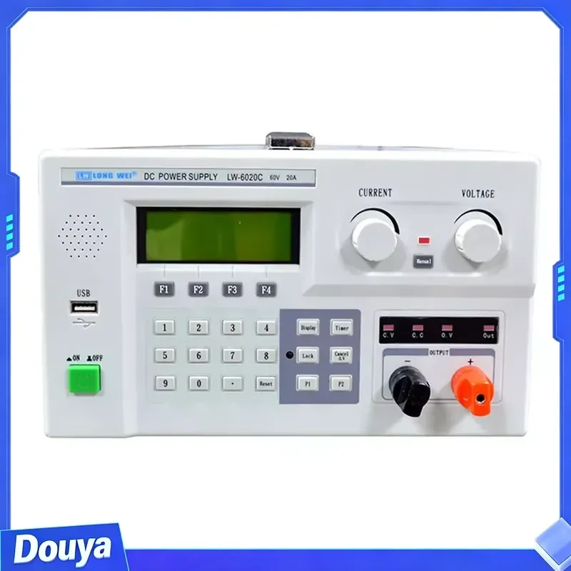 LW-6020C 60V 20A Digital Adjustable Power Source Programmable DC Regulated Power Supply for Laboratory Testing