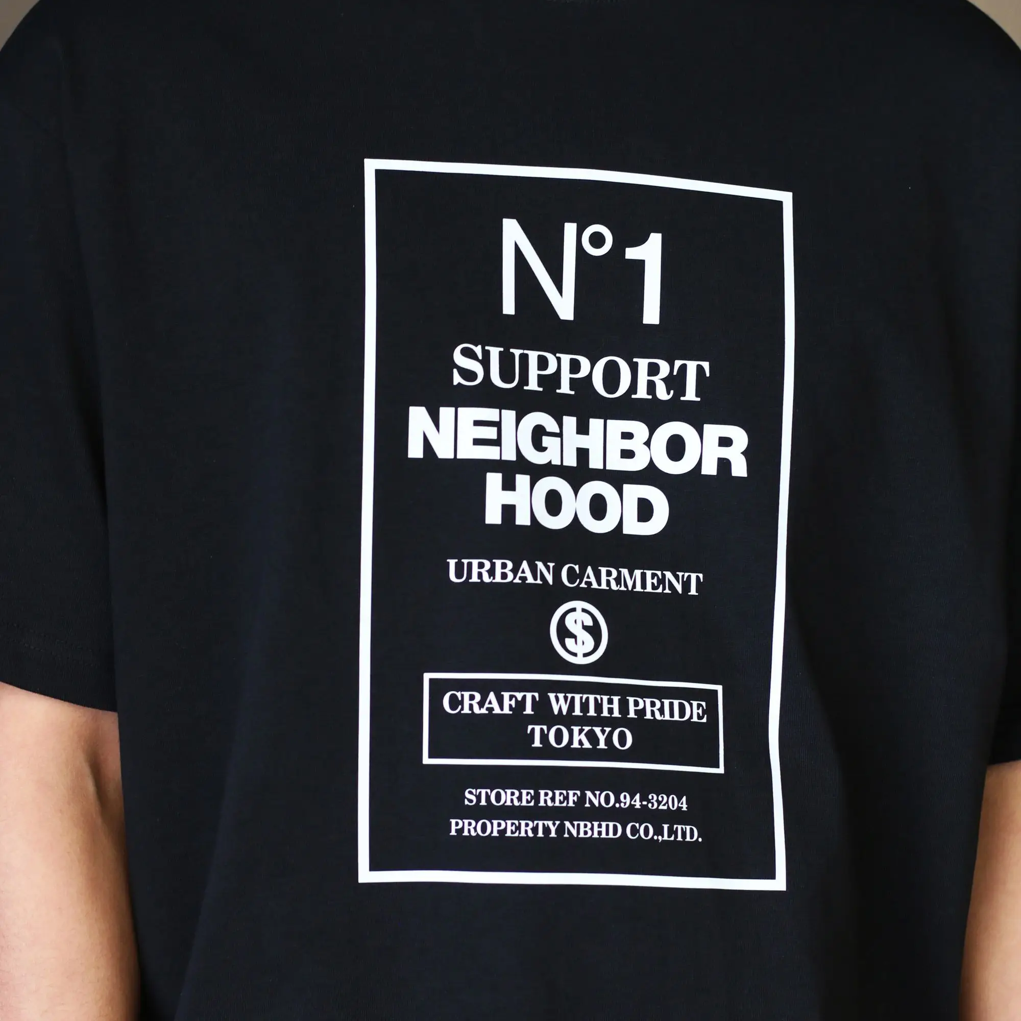 NBHD Heavy‑Weight Pure Cotton Small Crew Neck Short‑Sleeve T‑Shirt Printed Loose Versatile Unisex Casual Daily Tops