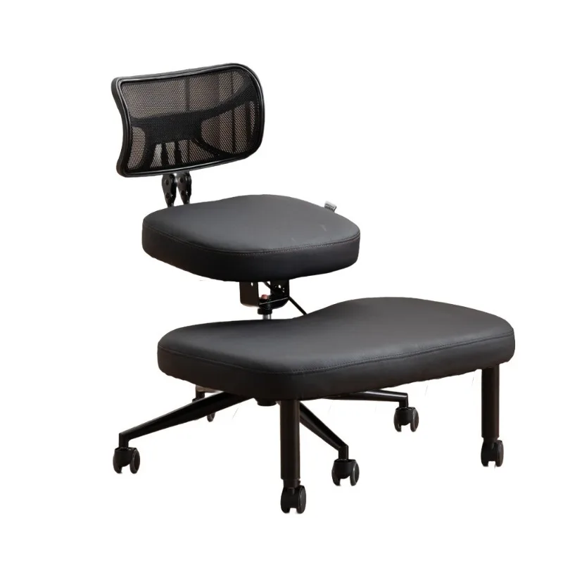 Adjustable Rolling Kneeling Posture Chair Height Swivel Seat For Yoga Meditation Study Daily Indoor Leisure Use