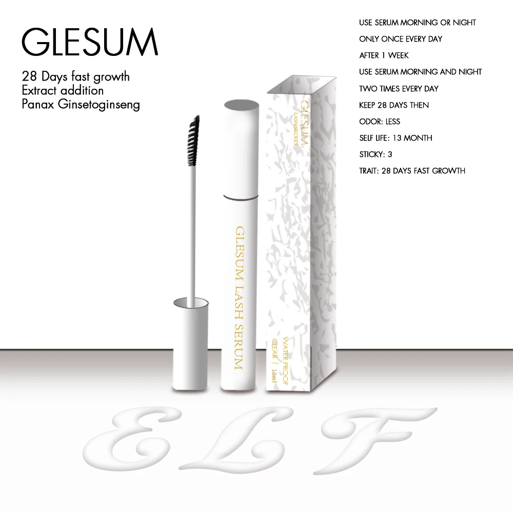 Eyelash Growth Serum Treatment EyGlesum elash Growth Powerful Makeup Lengthening Thicker Lashes Natural Curling Lash Lifting