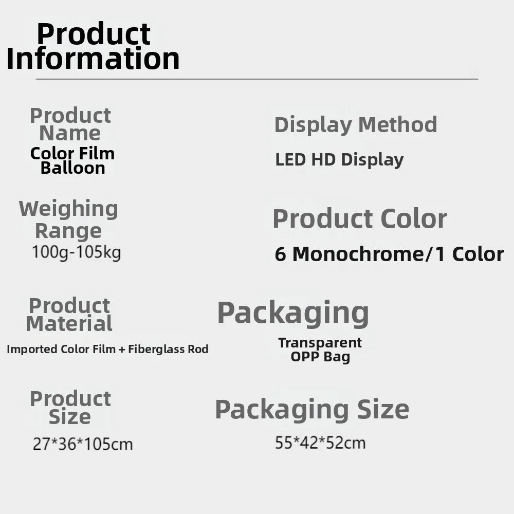 Plastic Hot Air Balloon Spinner Rainbow Colors Multistyles Color-changing Film Wind Spinners 36cm Balloon Rotating Windmill
