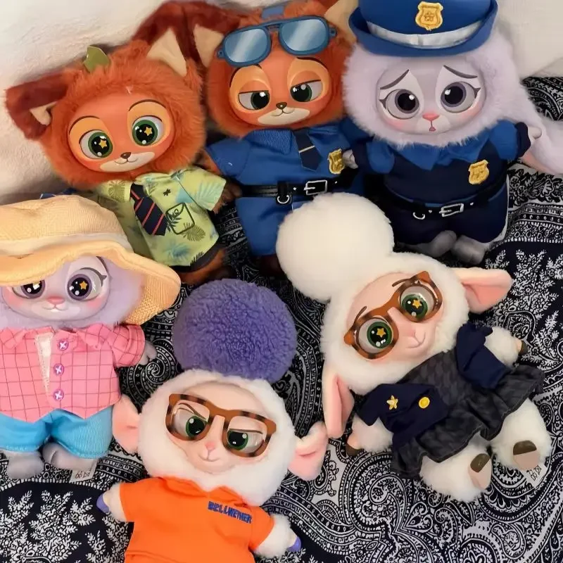 Disney New Miniso Zootopia Blind Box - Judy & Nick Pvc Figure Keychain Cute Collectible Toy Fashionable Accessory