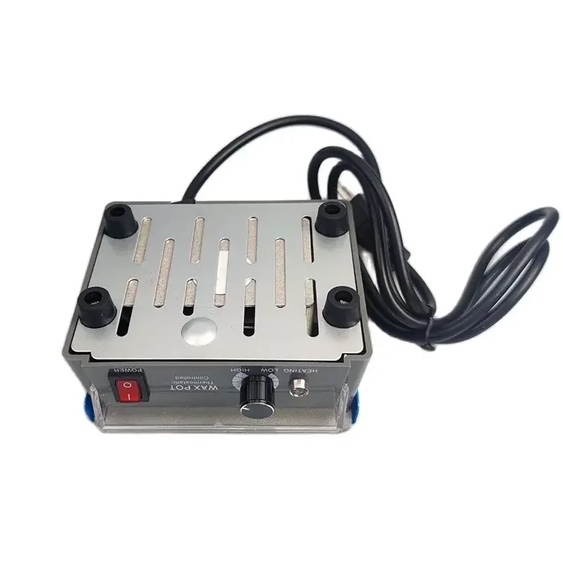 N Labs Pot de cera Dispositivo de fusão de três slots Termorregulação 30-130 ℃   Equipamento de suprimentos para ferramentas de laboratório de 300 W