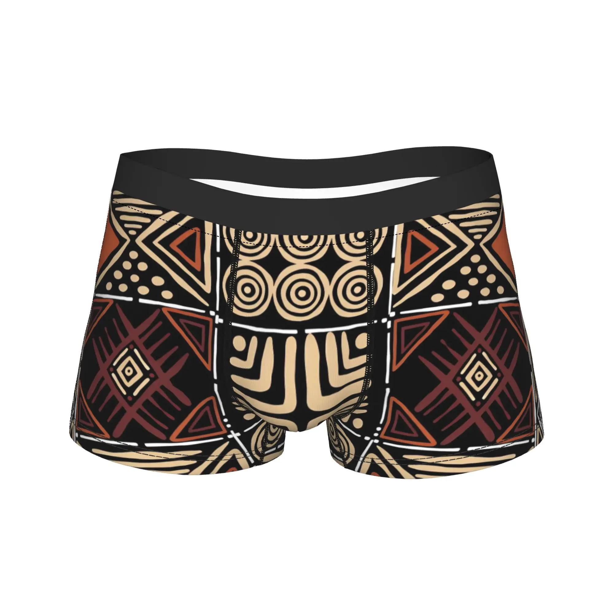 African Tribal Patterns Underwear  Printing Trunk Quality Male Underpants Elastic Shorts Briefs Birthday Gift