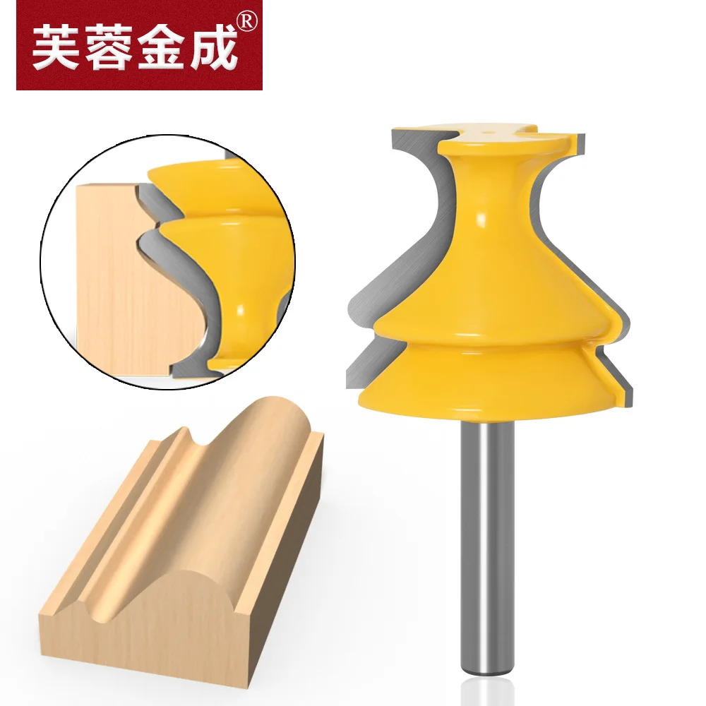 Wood milling cutter Dyed belly armrest knife 8-handle line knife cabinet line knife Table edge knife top corner line knife