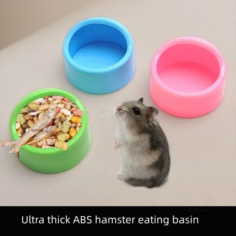 Mangkuk pemberi makan Hamster keramik imitasi air makanan hewan kecil pengumpan untuk hewan peliharaan kelinci amatir Gerbil