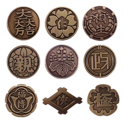 Japanese Gangster Brooch Vintage Metal Badge Men's Backpack Pins Jacket Denim Pin Accessories Jewelry Gifts for Friends