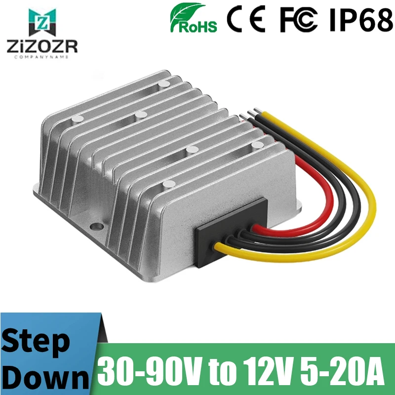 

72V to 12V 5A 8A 10A 12A 15A 20A Power Supply Buck Module 60V to 12V Voltage Regulator 48V to 12V Transformers DC 12V Step-Down