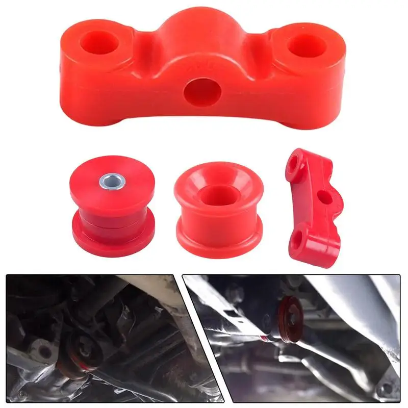 Shifter Stabilizer Bushing Kit For Civic B/D Series Red Manual Transmission Shifter Stabilizer Bushing Set Replacement Tool