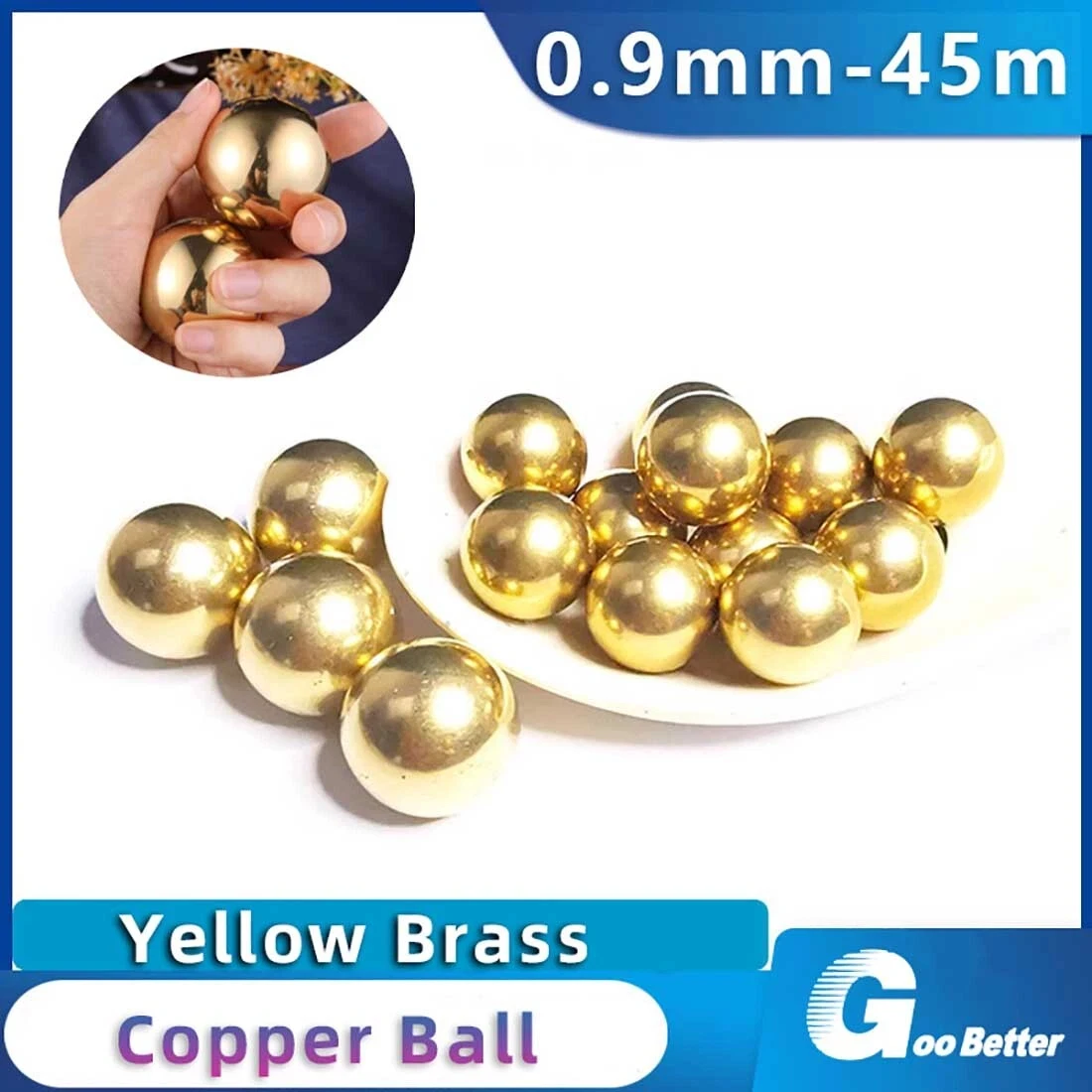 

Copper Solid Bearing Balls High Precision Copper Bead Precision Solid Ball ( Min 99.9% Cu ) 0.9mm ~ 45mm