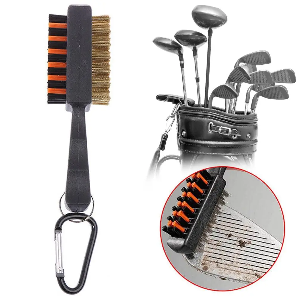 

Convenient Golf Accessories Cleaning Tool Golf Club Brush Scrub Double-sided Cleaning Brush