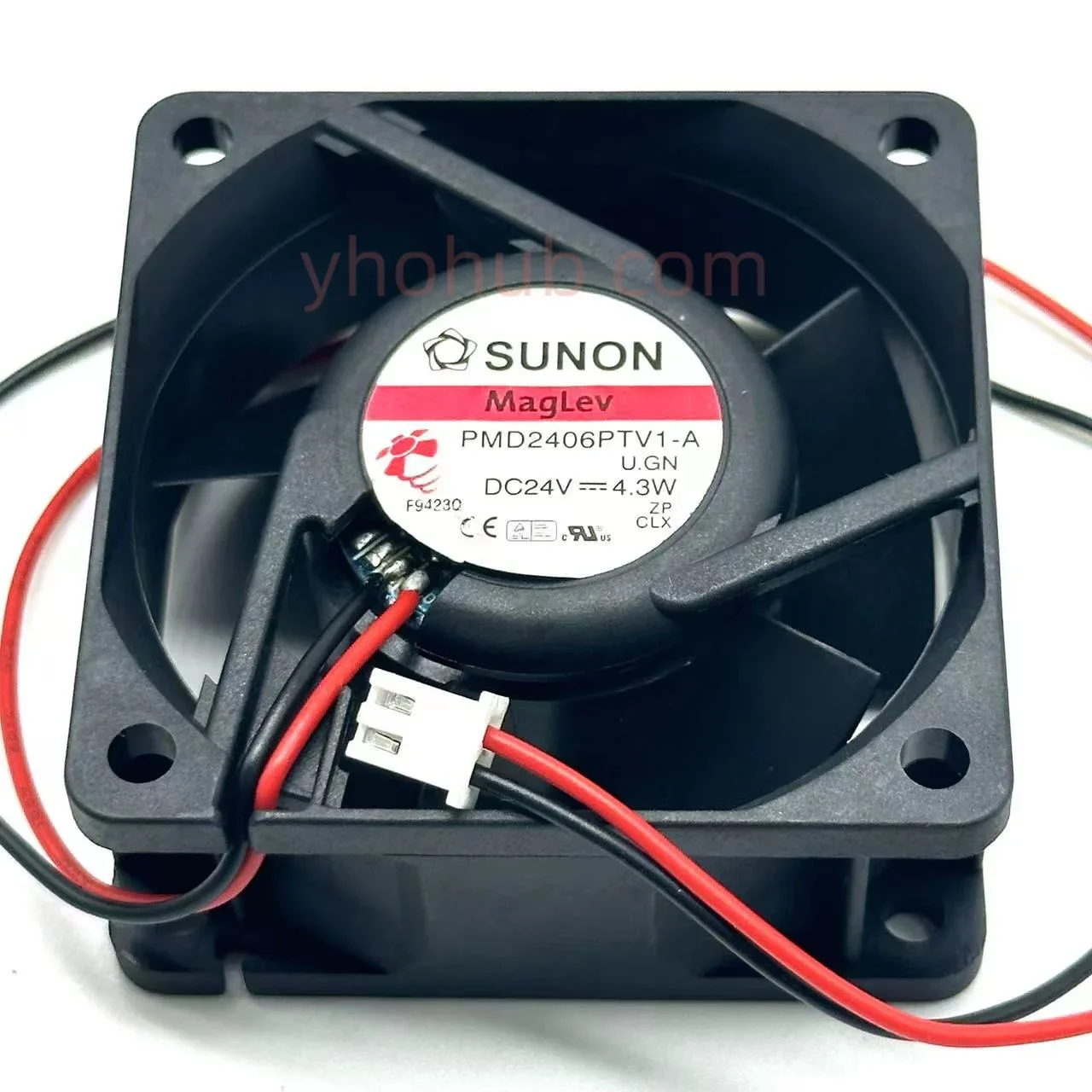 SUNON PMD2406PTV1-A U.GN DC 24V 4.3W 60x60x25mm 2-Wire Server Cooling Fan