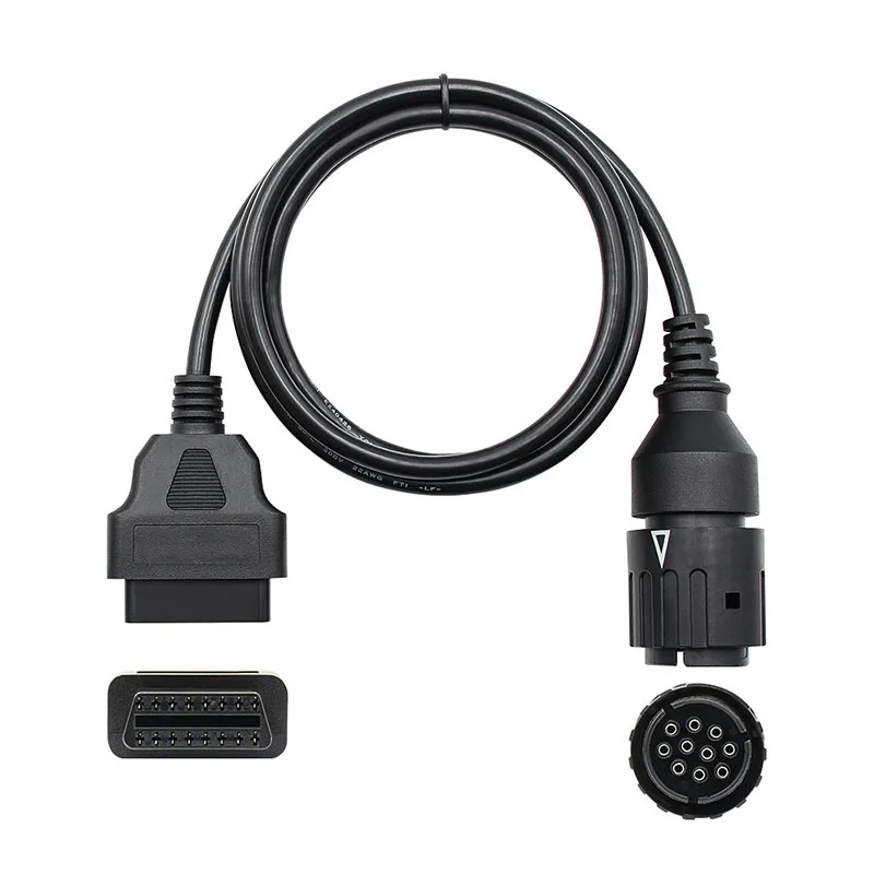 For BMW Motorcycles 10 Pin Adapter ICOM-D Cable For BMW 10Pin To 16Pin OBD2 Diagnostic Connector Motobikes OBD 2 Extension Cable