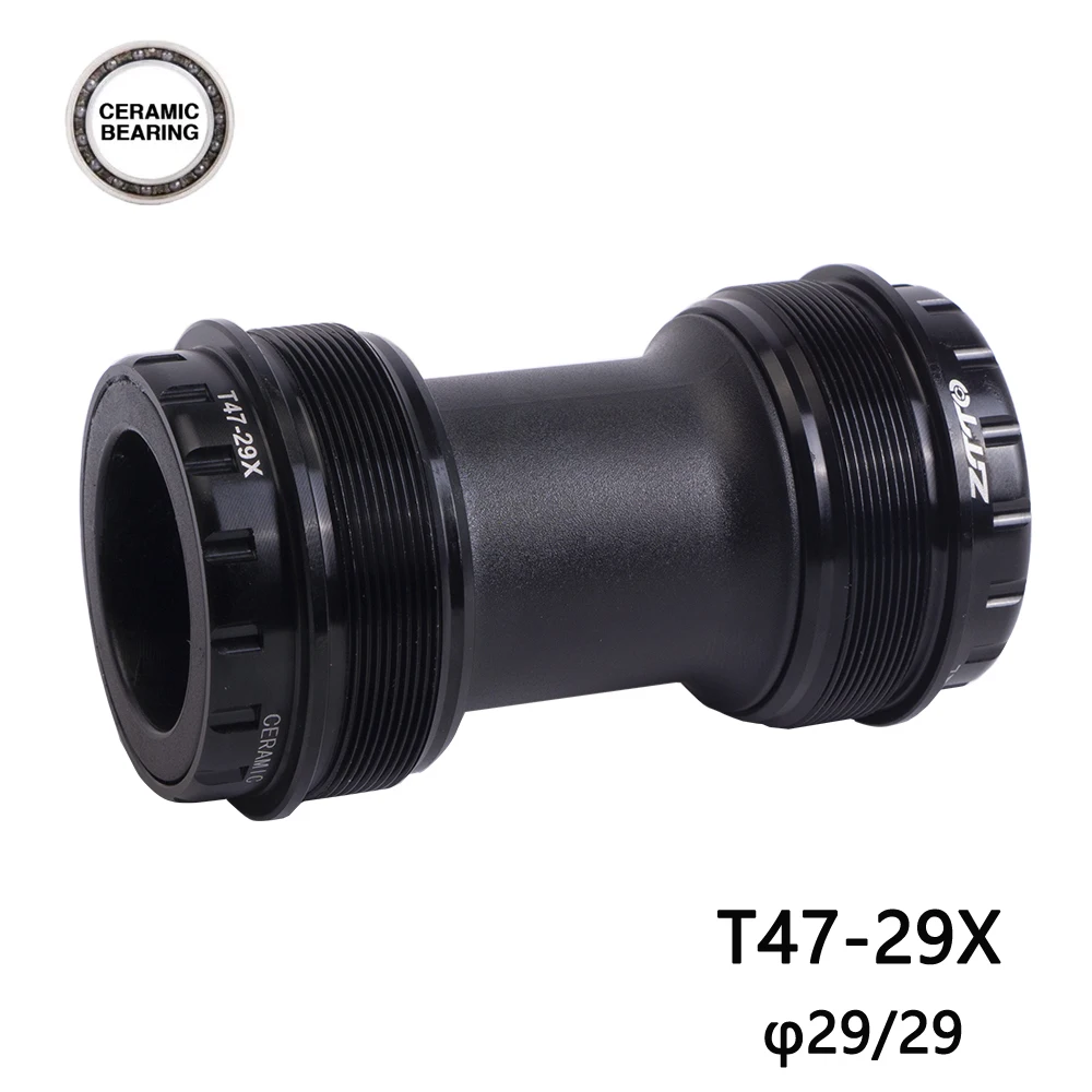 ZTTO T47 Fahrrad-Innenlager, 47 mm Breite, 68–86,5–92 mm, Rahmenschale, Keramiklager, BB für 24 28,99 mm 30 mm Kurbelgarnituren, Mittelachse