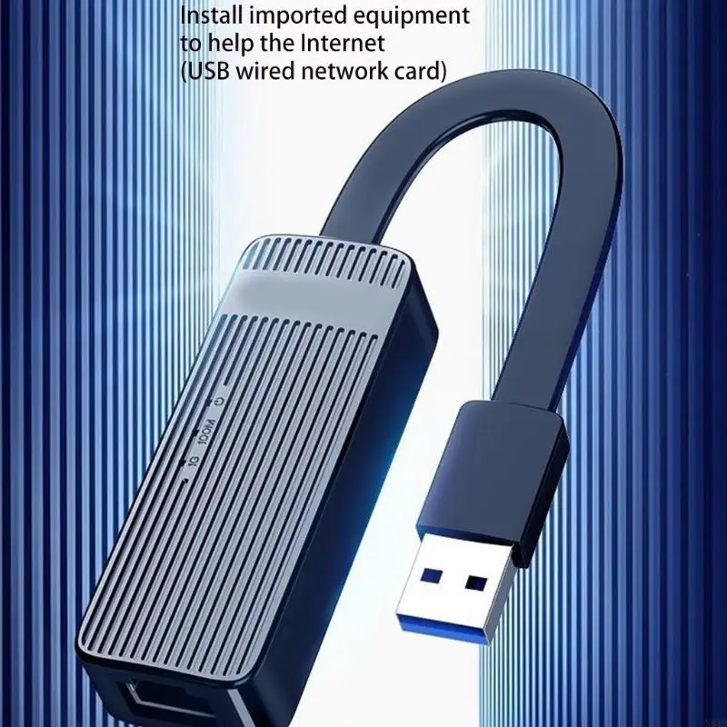 N84B USB3.0 Scheda rete USB3.0 RJ45 USB Hub Gigabit Ethernet Adapter per laptop