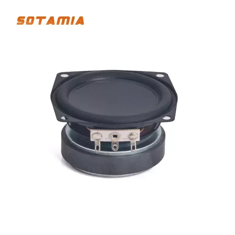 SOTAMIA 2Pcs 2.5 Inch Portable Full Range Audio Speaker 4 Ohm 15W HIFI Bluetooth Speaker DIY Waterproof Outdoor Loudspeaker