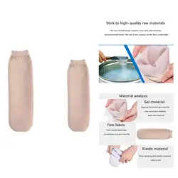 Prosthetic Limb Sock Elastic Breathable Sweat Absorption Stump Sock Protective Amputee Sock Prosthetic Leg Sock Cover for Women