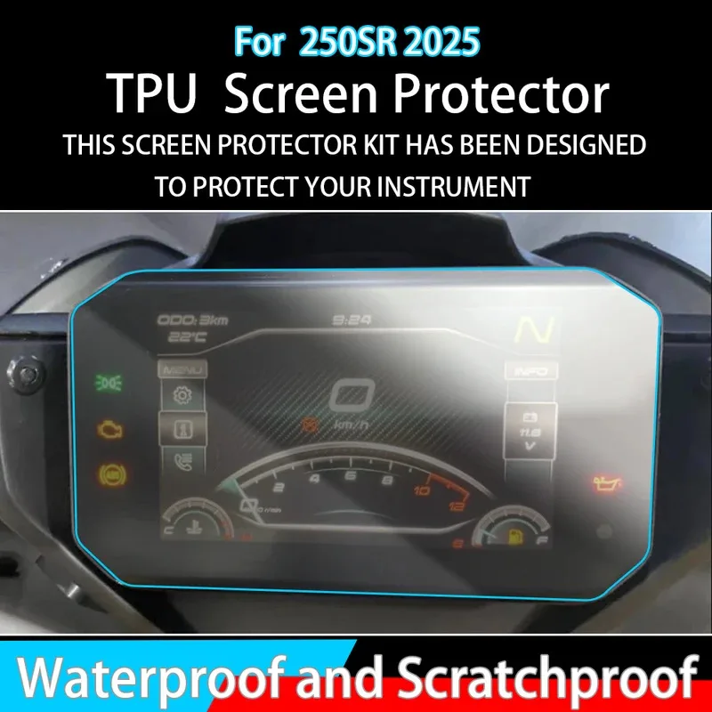 

Для CFMOTO CF 250SR 2025 мотоциклетная панель, защитная пленка от царапин, наклейка на экран спидометра