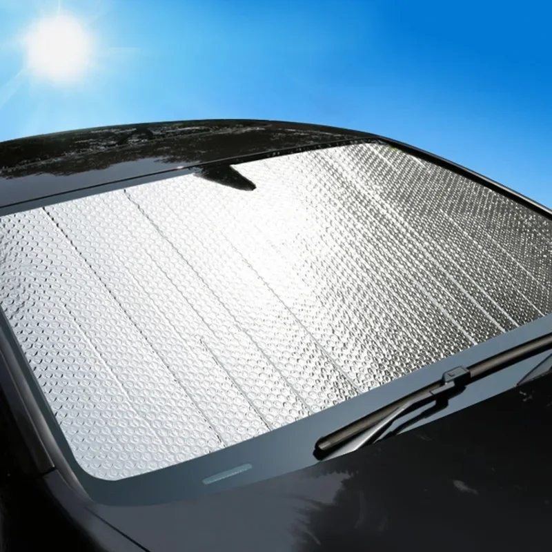 Auto-Fenster-Sonnenschutz Windschutzscheiben-Schnee- und Eisschutz Anti-UV-Schutz Vorder- und Heckscheiben-Abdeckung Blendschutz Auto-Zubehör – Detail 4