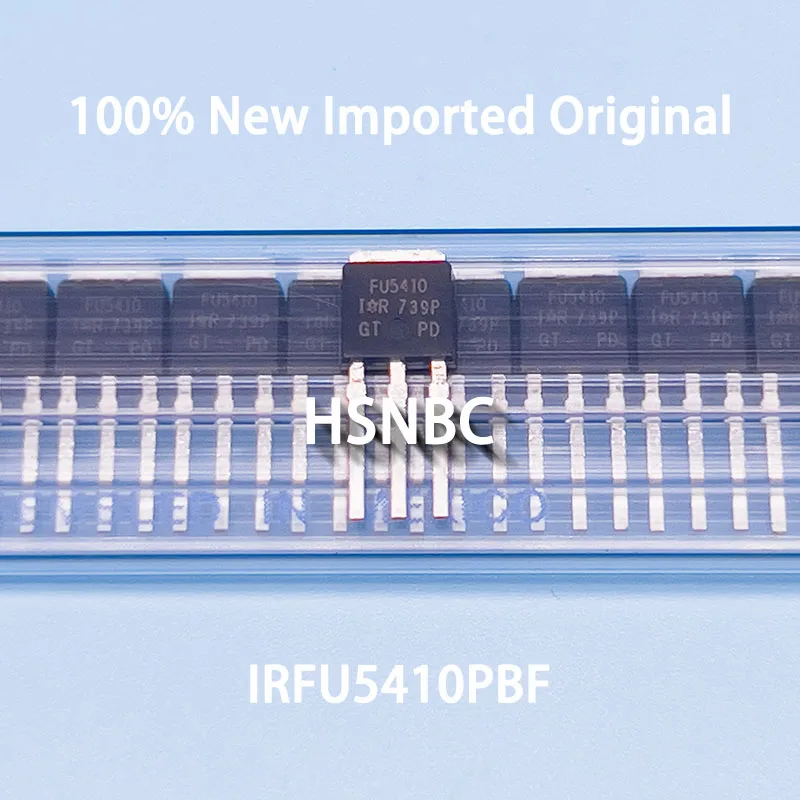 

10Pcs/Lot FU5410 IRFU5410 IRFU5410PBF TO-251 100V 13A MOSFET P-channel Power Transistor 100% New Imported Original