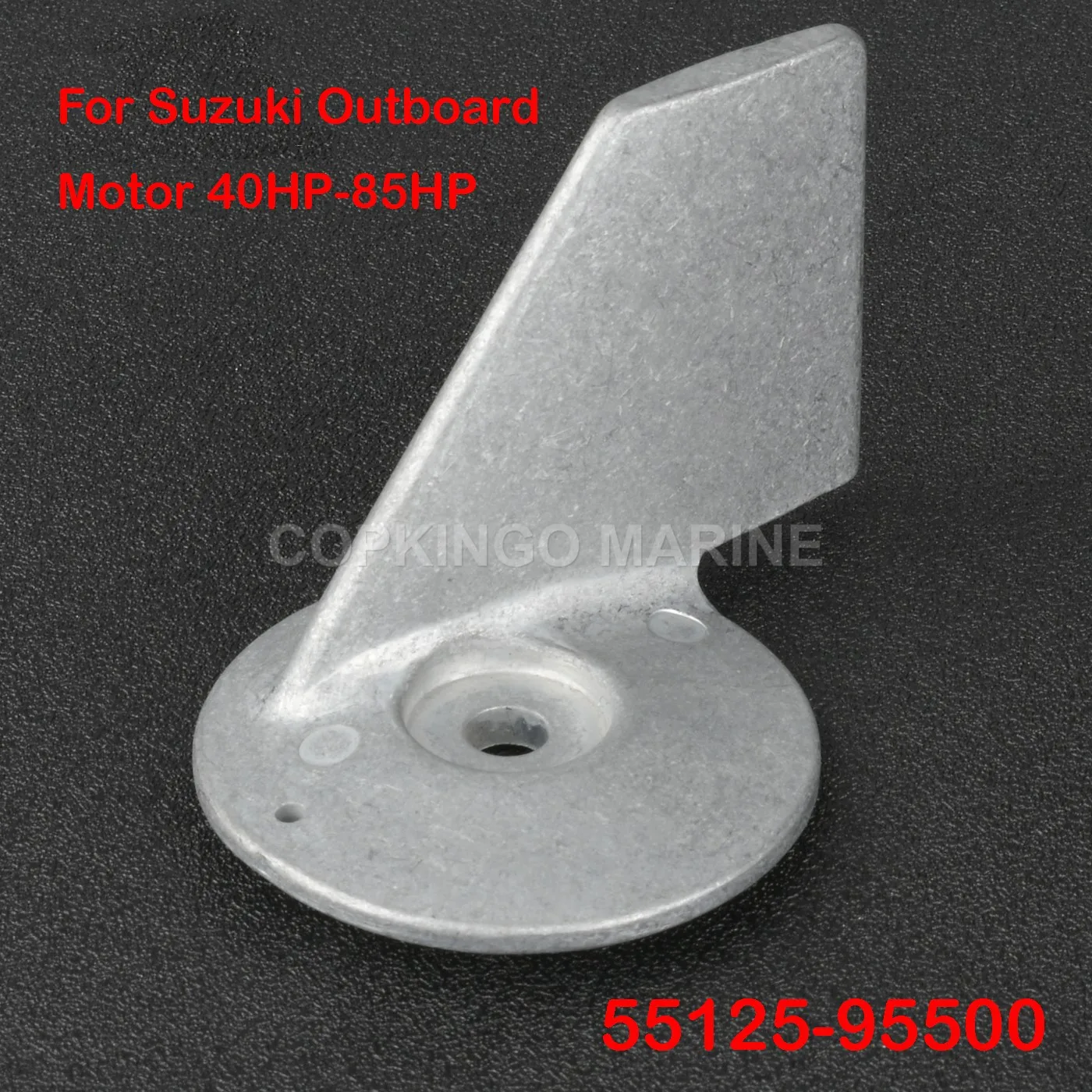 

Boat Trim Tab Zinc Anode 55125-95500 For Suzuki Outboard Motor 40HP-85HP 2T and 4T