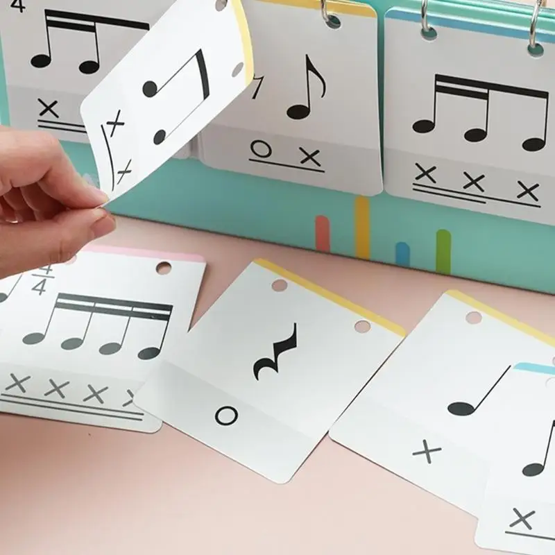 652F Piano Rhythm Training Cards Music Teaching Props for Music Learners
