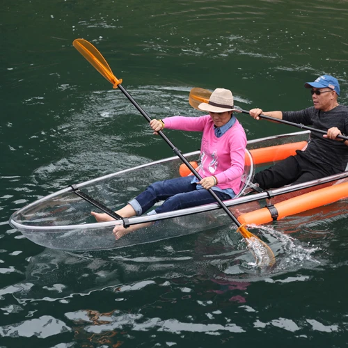 clear plastic kayak PC boat thermoform rowing boat