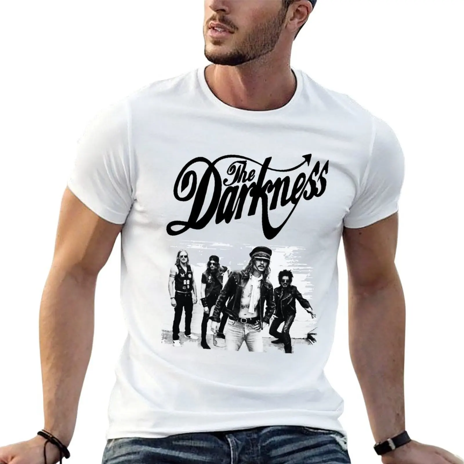 Day Gifts The Darkness Band Digital Download Only T-Shirt funny t shirts dark humor t shirt man cotton t shirt man plain T-shirt