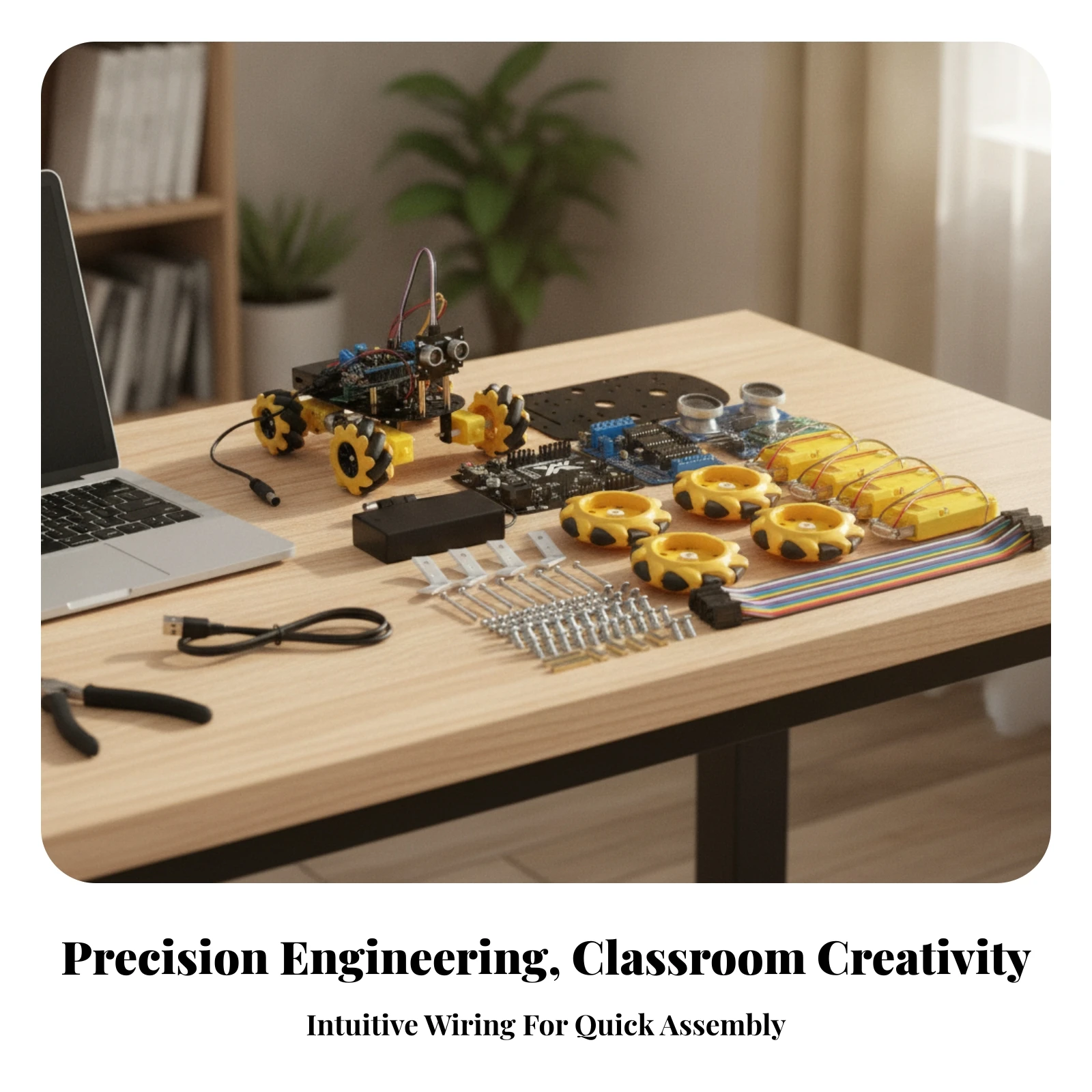 kit-de-robot-a-roues-mecanum-stem-kit-d'apprentissage-de-la-robotique-programmable-adapte-aux-debutants
