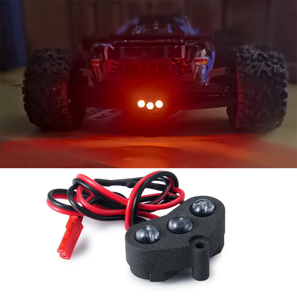 AXSPEED フロントとリア LED ライト ランプバー スポットライト 1/10 ラスタラー 4X4 VXL XL-5 RC クローラーカー アップグレードパーツ用