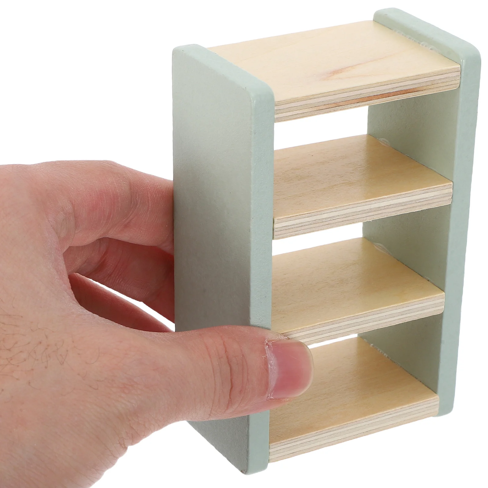 

1 Set Wooden Dollhouse Furniture Set for Kids Mini Kitchen Bedroom Bathroom Pretend Play Accessories Safe Miniature Home